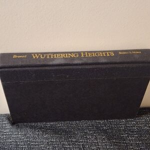 Wurthering Heights Black Classic Decor Book Literature Bronte Retro Vintage